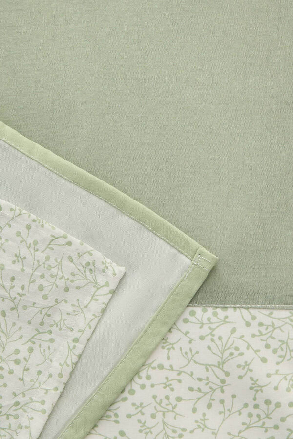 Textura Capa n&oacute;rdica algod&atilde;o patchwork bege