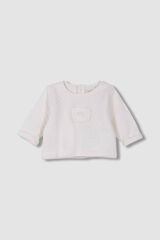 Womensecret Sudaderas acolchada blanco roto blanco