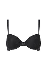 Calvin Klein Sujetador balconet con aro negro