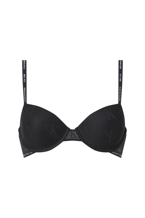 Calvin Klein Sujetador balconet con aro negro