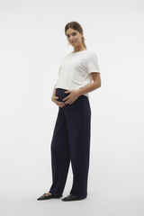Mamalicious Pantalones maternity corte regular azul