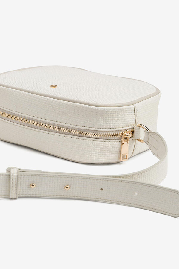 Vilanova Bolso Peque&ntilde;o Efecto Piel Floral beige