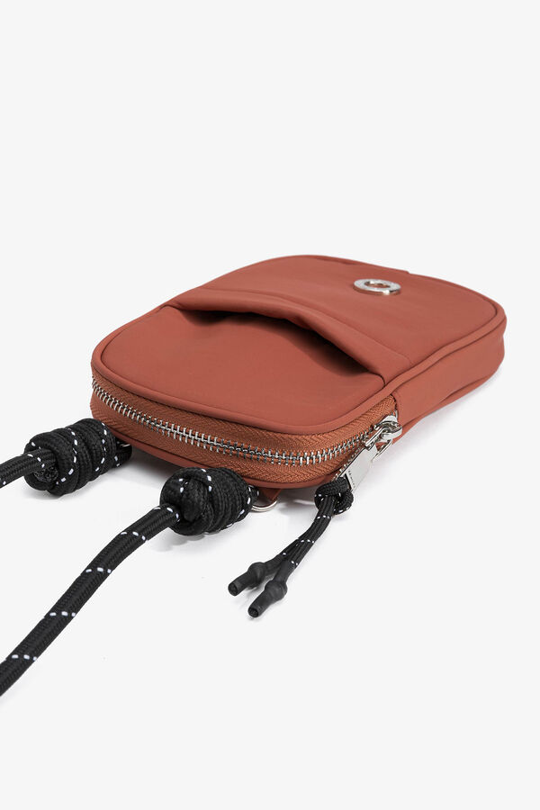 Vilanova Bolso para M&oacute;vil de Nailon naranja