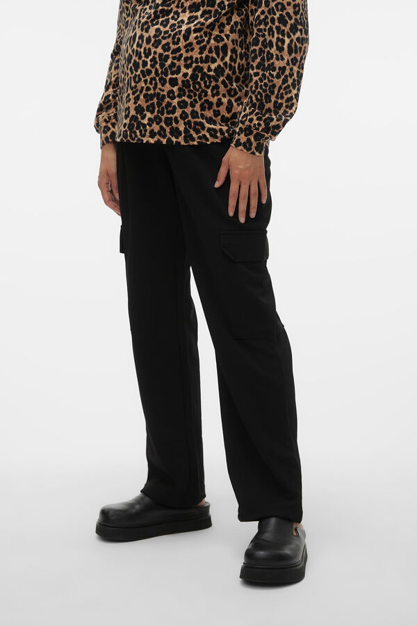 Mamalicious Calças cargo maternity preto