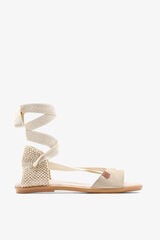 Popa Sandalia plana Poipu Boreal beige