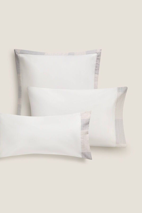 Textura Funda de almohada gris