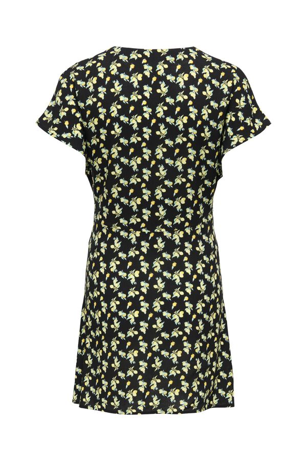Only Maternity Vestido curto estampado maternity preto