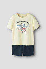 Name it Conjunto de camiseta y bermuda amarillo