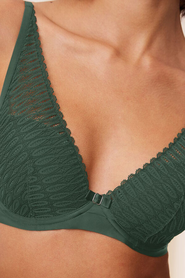 Triumph Sujetador escote Aura Spotlight T WP verde