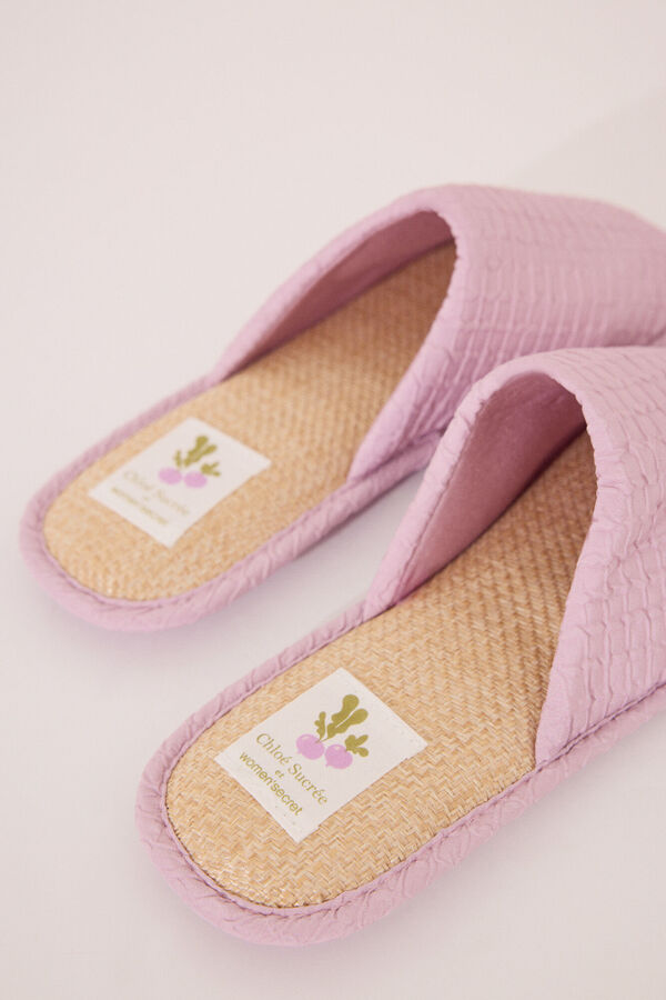 Women'secret Zapatillas casa color rosa rosa