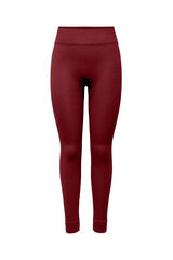 Only Play Legging seamless rojo canalé rojo