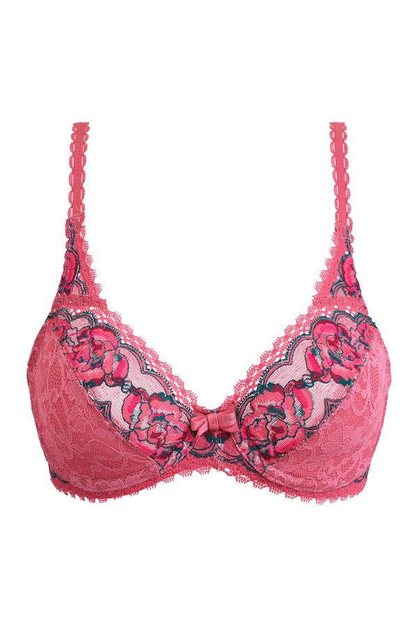 Playtex Soutien de renda Flower Elegance rosa
