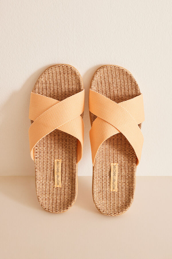 Women'secret T&ecirc;nis tiras cruzada laranja vermelho