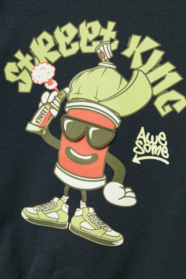 Name it Sudadera graftis ni&ntilde;o azul