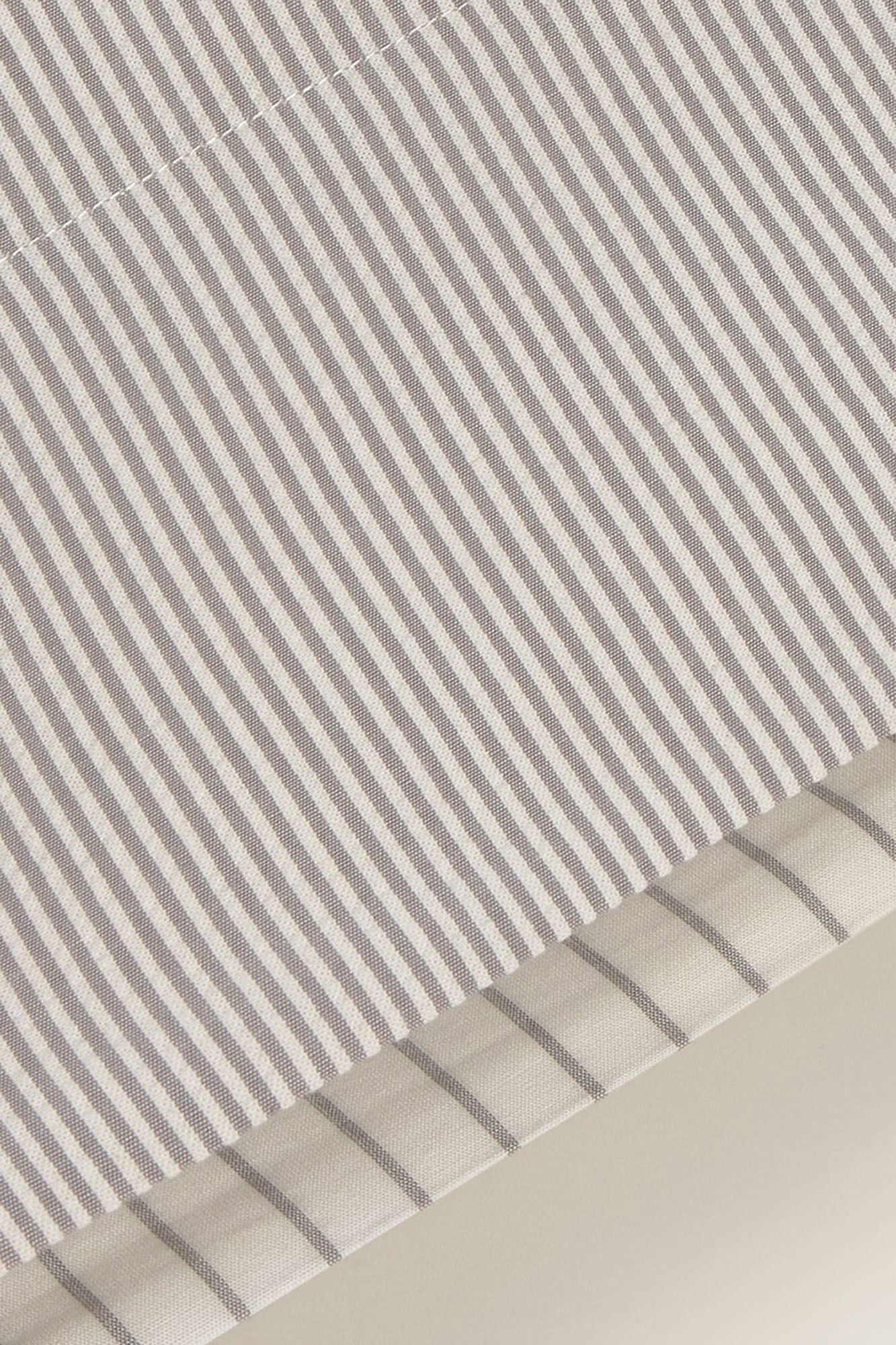 Textura Funda de almohada de rayas reversible