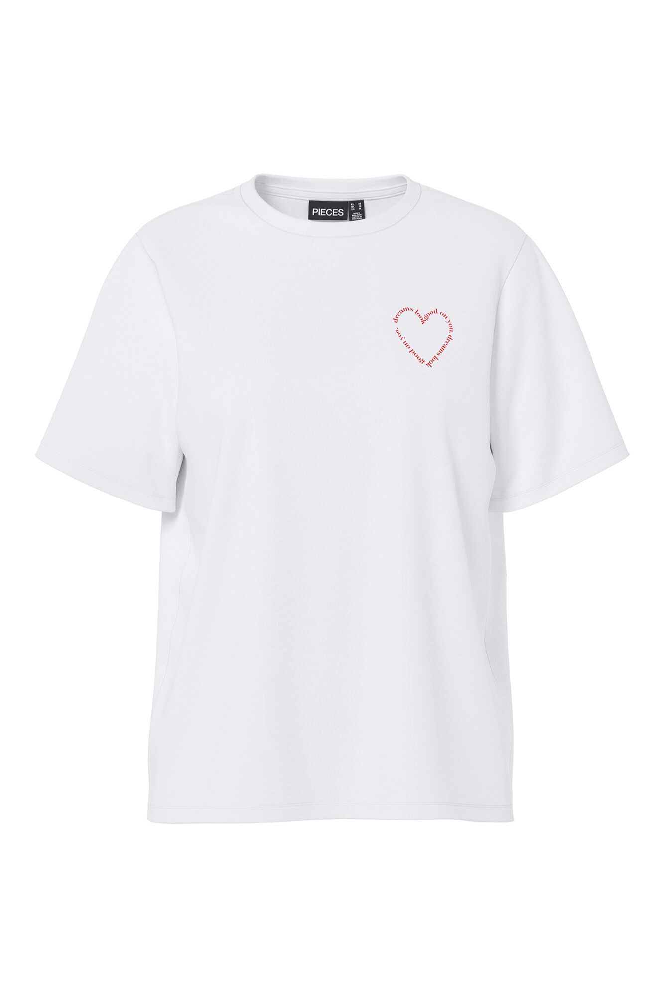 Pieces Camiseta algod&oacute;n org&aacute;nico estampada
