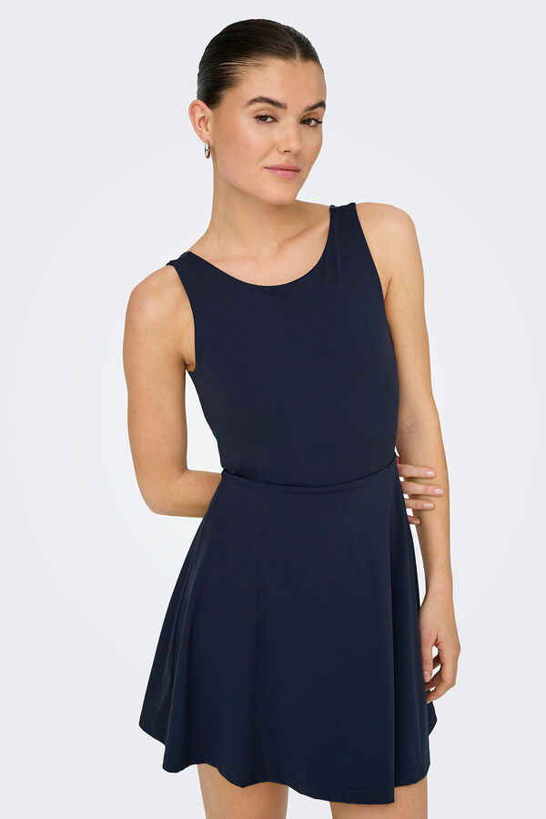 Only Play Vestido curto azul