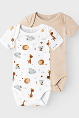 Name it Pack 2 body beb&eacute; unisex blanco