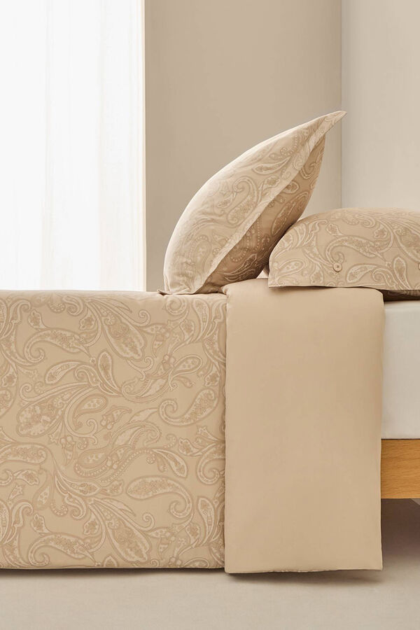 Textura Capa de edredom de cetim estampada estampado