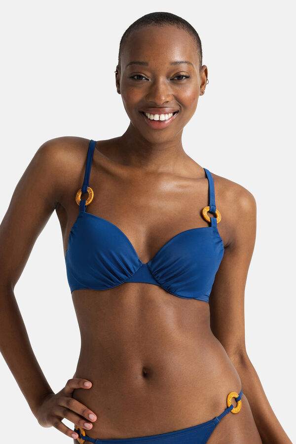 Dorina Top de bikini con relleno fino Cairns azul