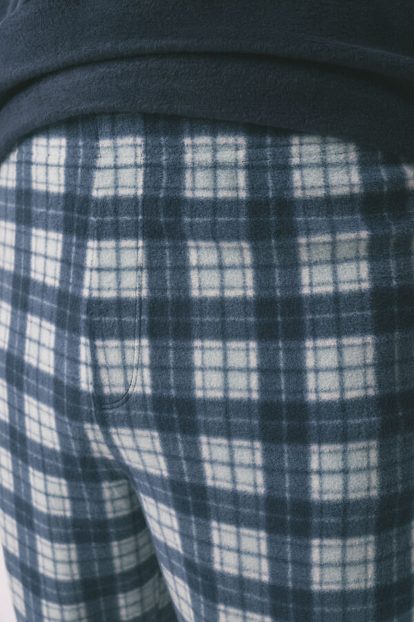 Women'secret Pijama largo hombre polar azul Muppets azul