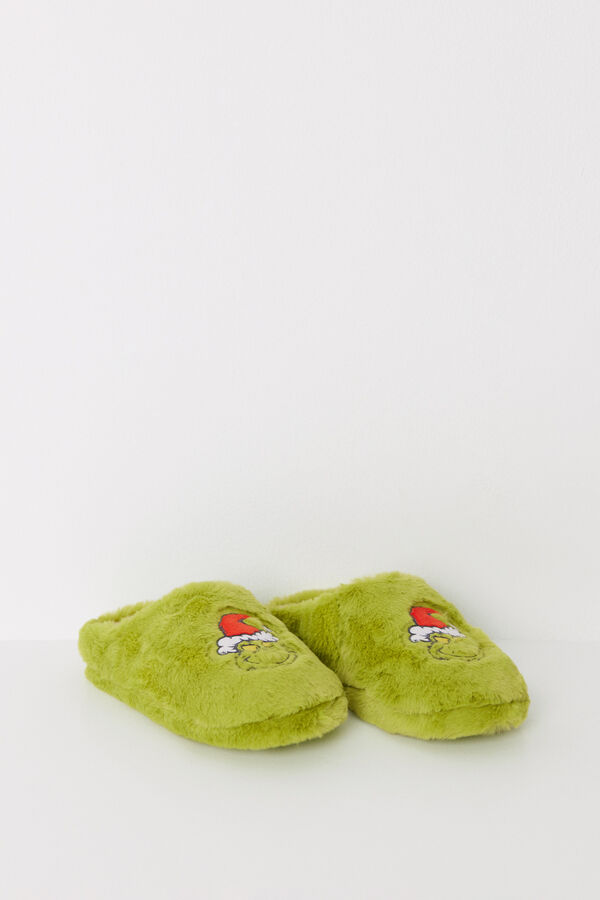 Women'secret Zapatillas casa El Grinch verde