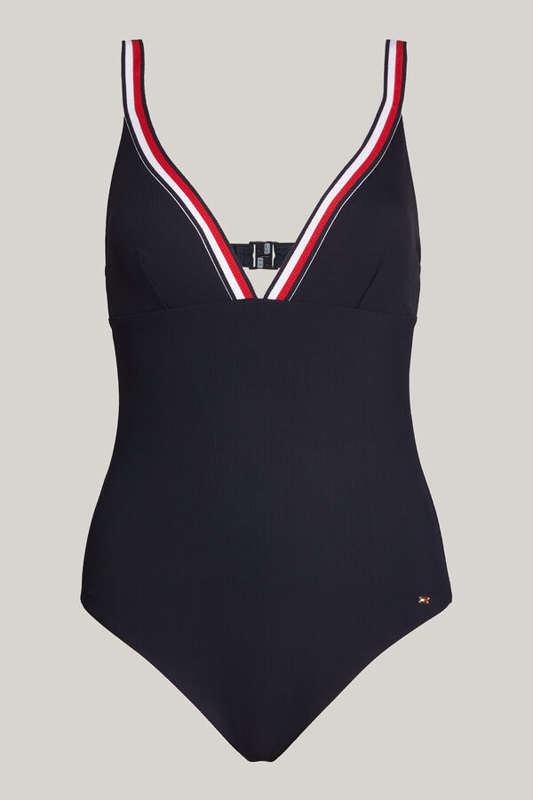 Tommy Hilfiger Fato de banho com al&ccedil;as Tommy Hilfiger azul