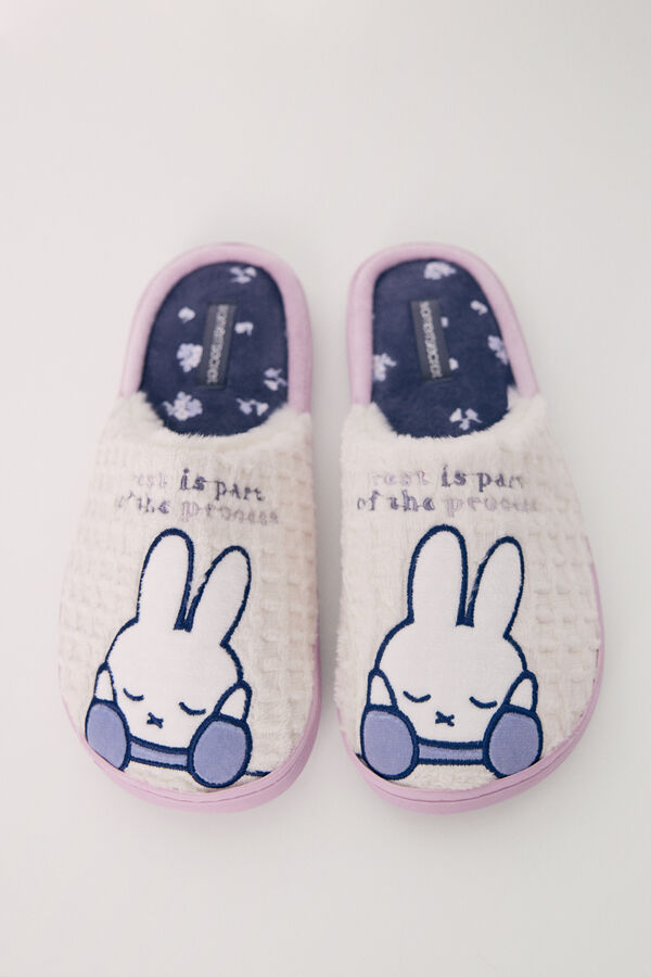 Women'secret Zapatillas casa tipo ducha Miffy azul