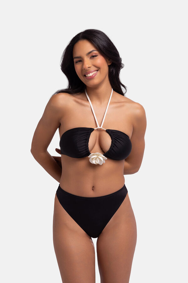 Dorina Cueca de biquíni brasileira preta preto