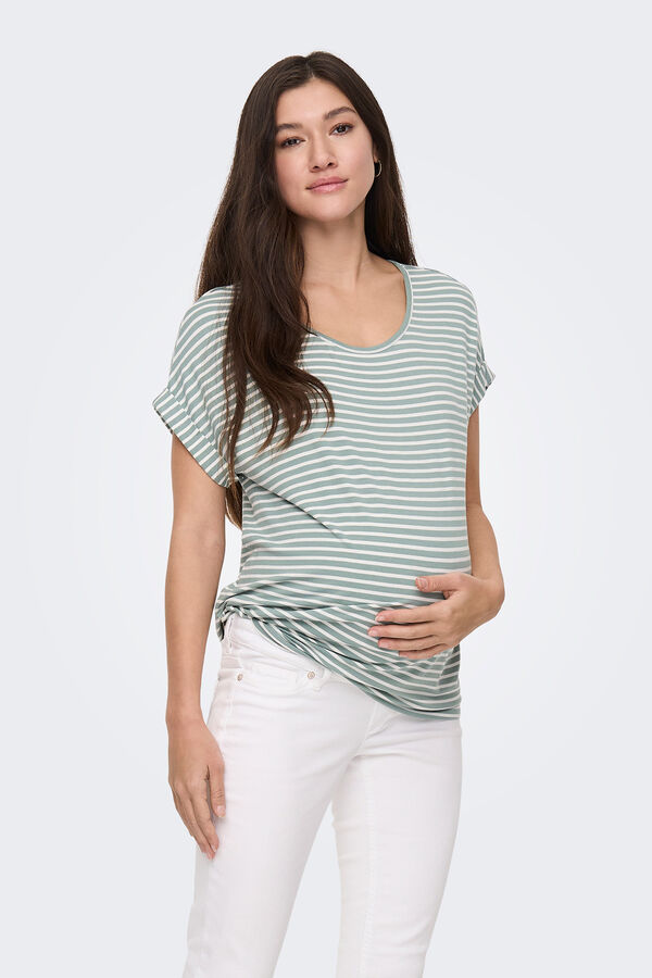 Womensecret Camiseta maternity manga corta verde
