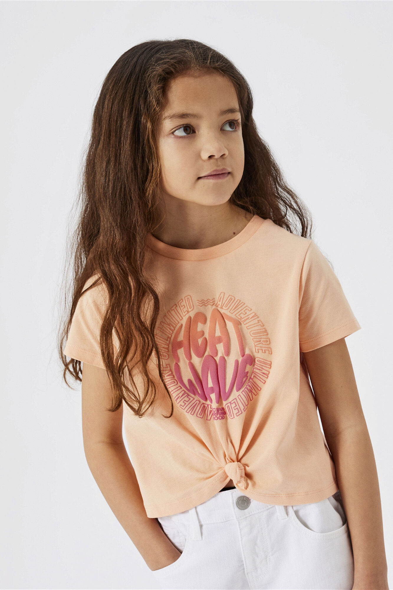 Name it Camiseta manga corta detalle nudo