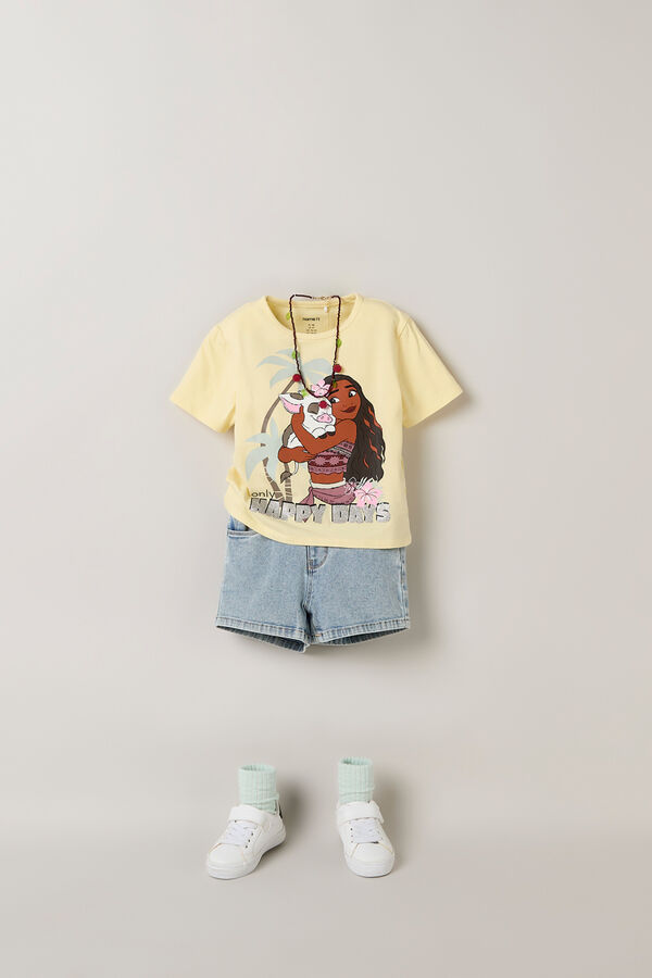 Name it T-shirt Vaiana manga curta menina estampado