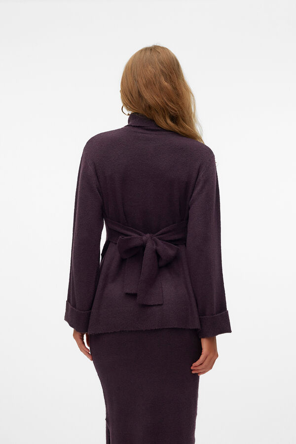 Mamalicious Malha de gola alta para maternity rosa