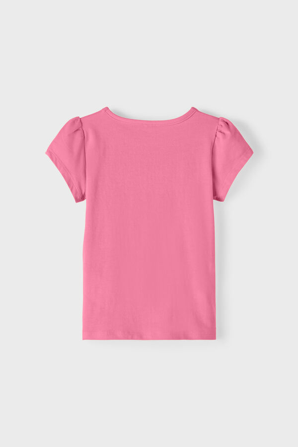 Womensecret Camiseta de niña de manga corta de Minnie rosa