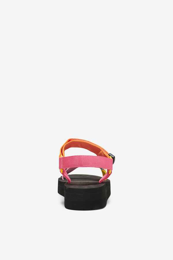 Only Sandalias velcro mujer fucsia