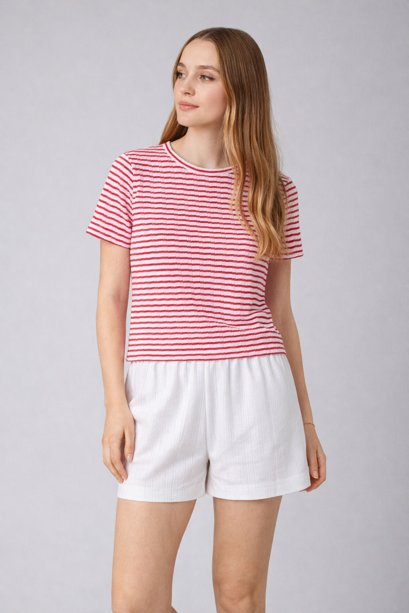 Lmtd Short de punto calado cinturilla el&aacute;stica