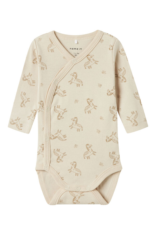 Name it Pack 2 bodies beb&eacute; neutro gris