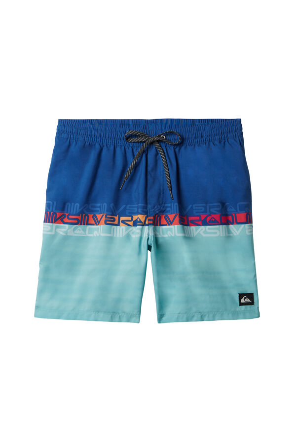 Quiksilver Everyday Wordblock Volley 17" - Ba&ntilde;ador para Hombre azul