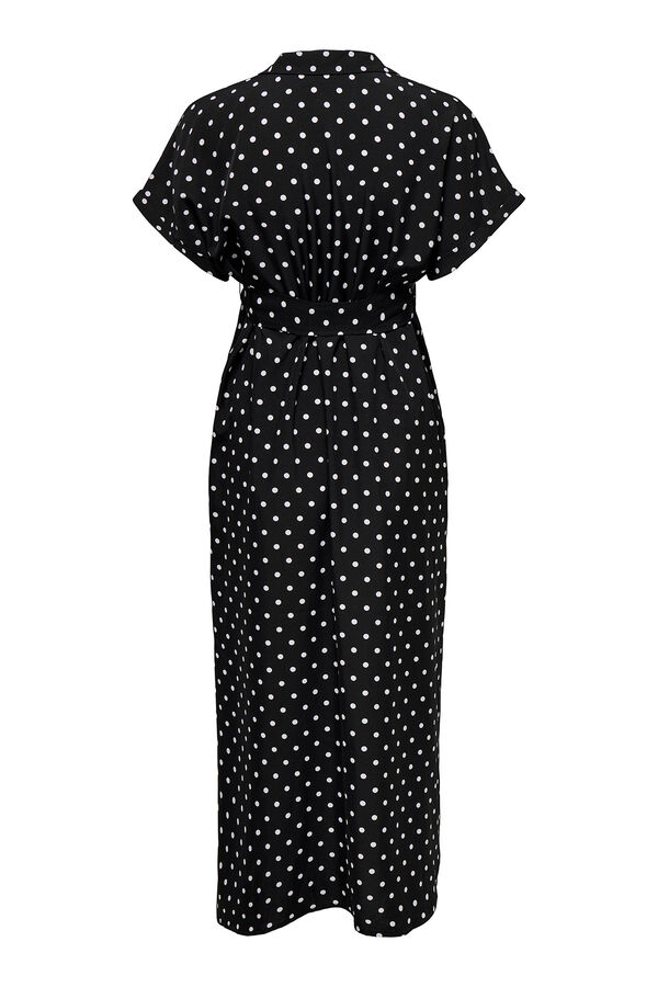 Only Maternity Vestido largo camisero maternity negro