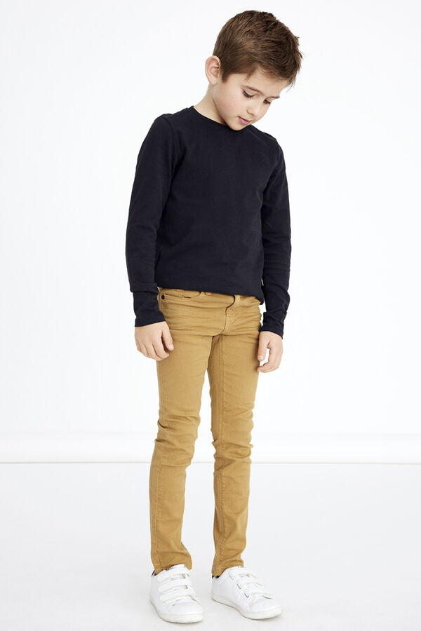 Name it Calças stretch de menino  cru