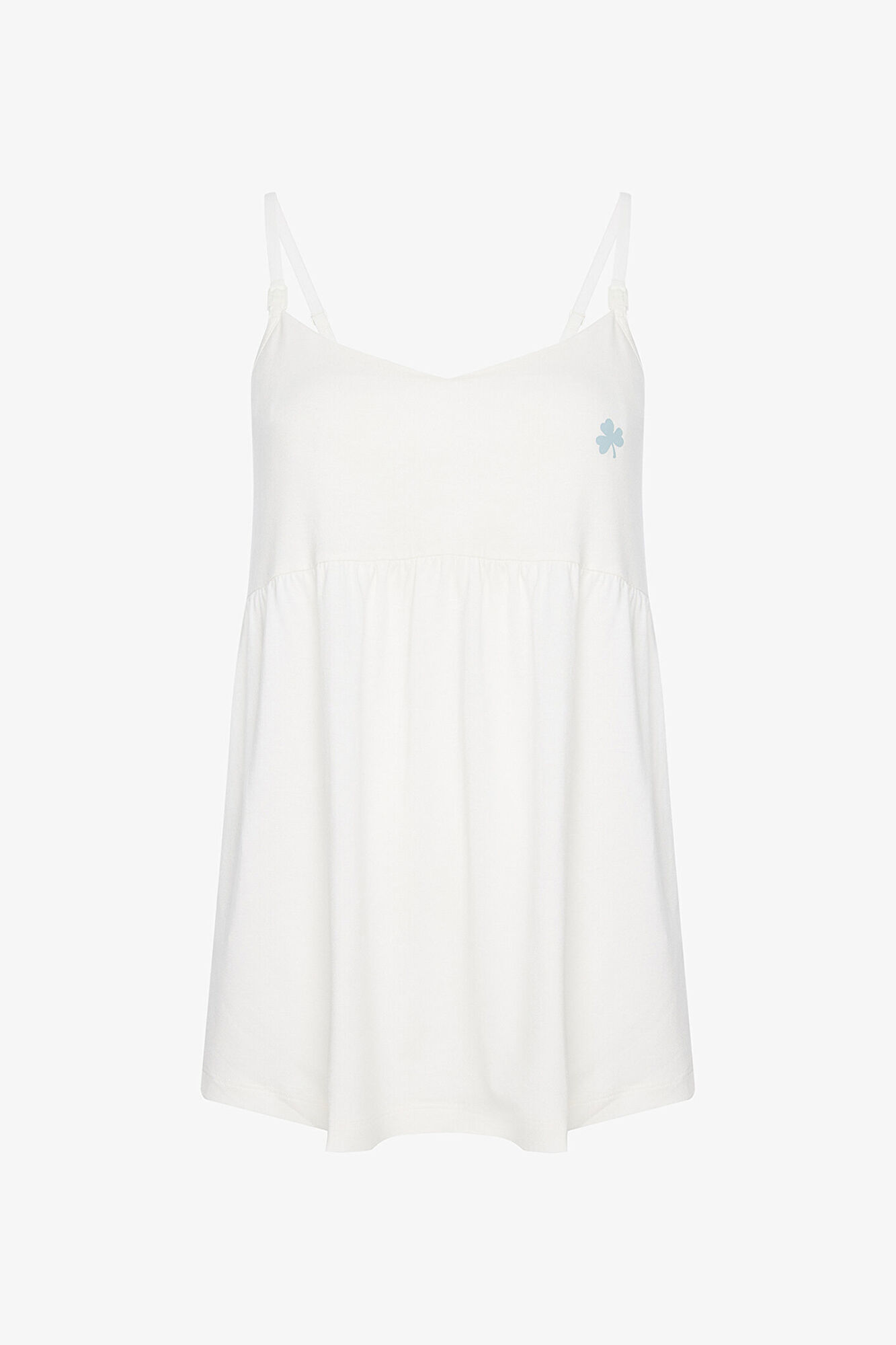 Penti Camiseta de pijama premam&aacute; lactancia tirantes blanca