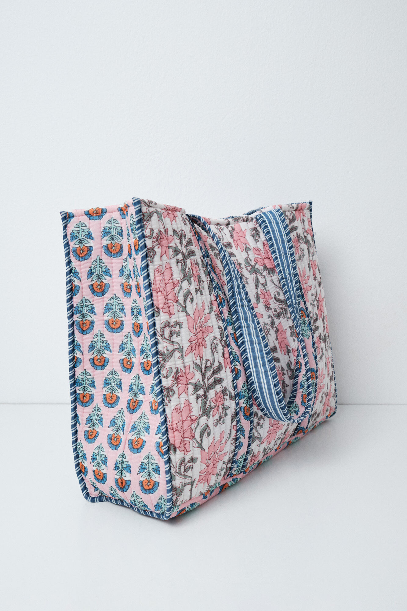 Women'secret Mala tote bag de praia estampada com flores