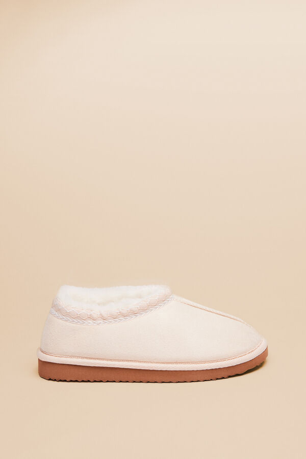 Women'secret Pantufas casa bege bege