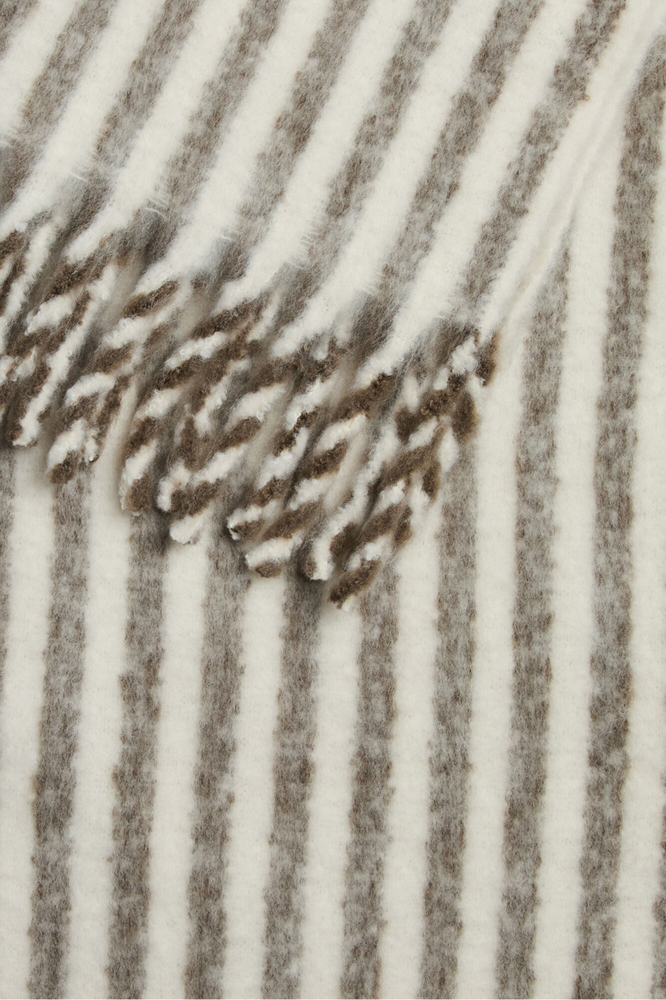 Pieces Bufanda Rayas Larga Flecos