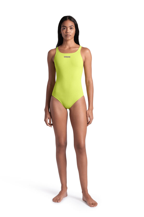 Arena Fato de banho liso Arena Performance para mulher Swim Pro Team branco
