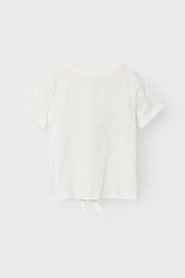Name it T-shirt menina manga curta branco