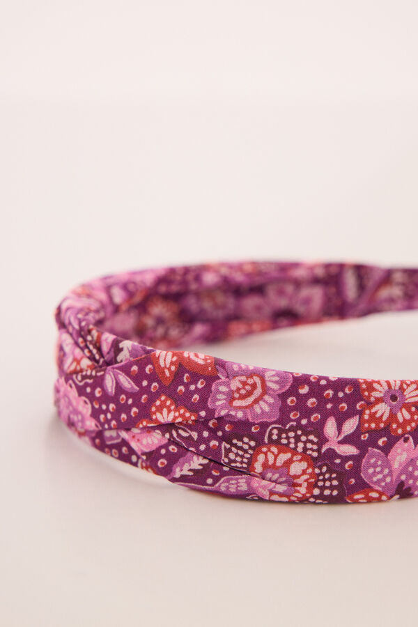 Women'secret Diadema pelo print multicolor estampado