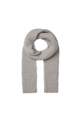 Pieces Bufanda larga estructurada gris