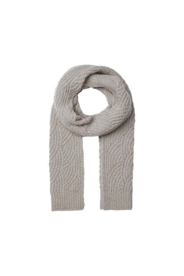 Pieces Bufanda larga estructurada gris