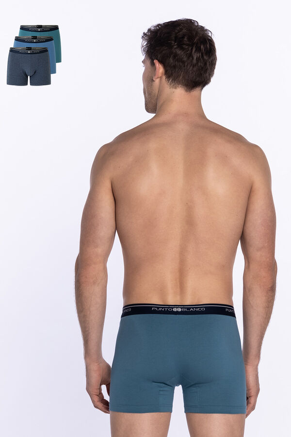 Punto Blanco Pack de 3 boxers algod&oacute;n estampado